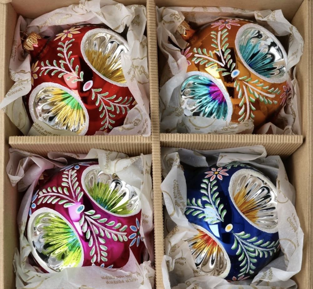 Floral Drop With Reflectors  ornament collectible - Main Image 4