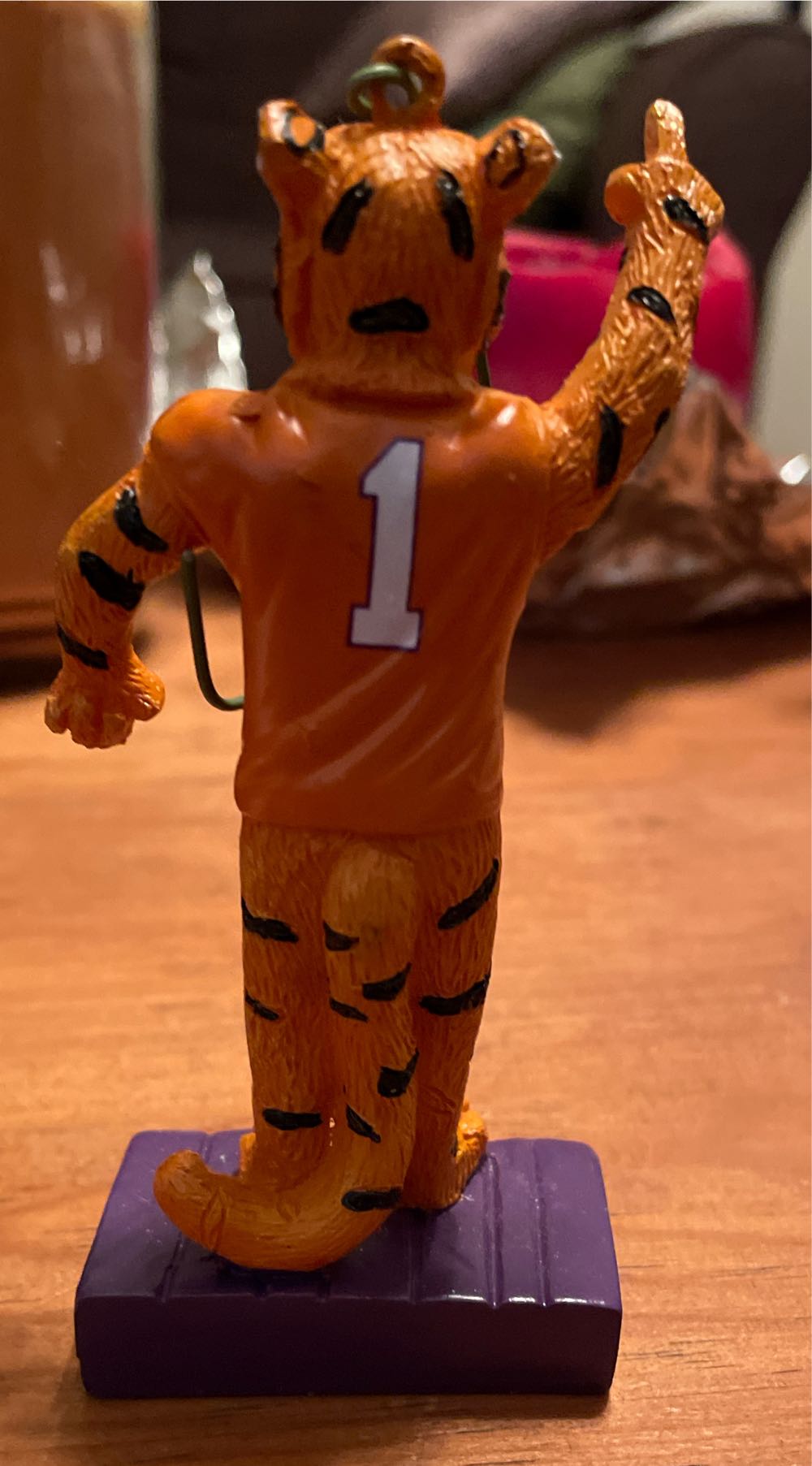 Clemson Tiger  (Clemson) ornament collectible - Main Image 2