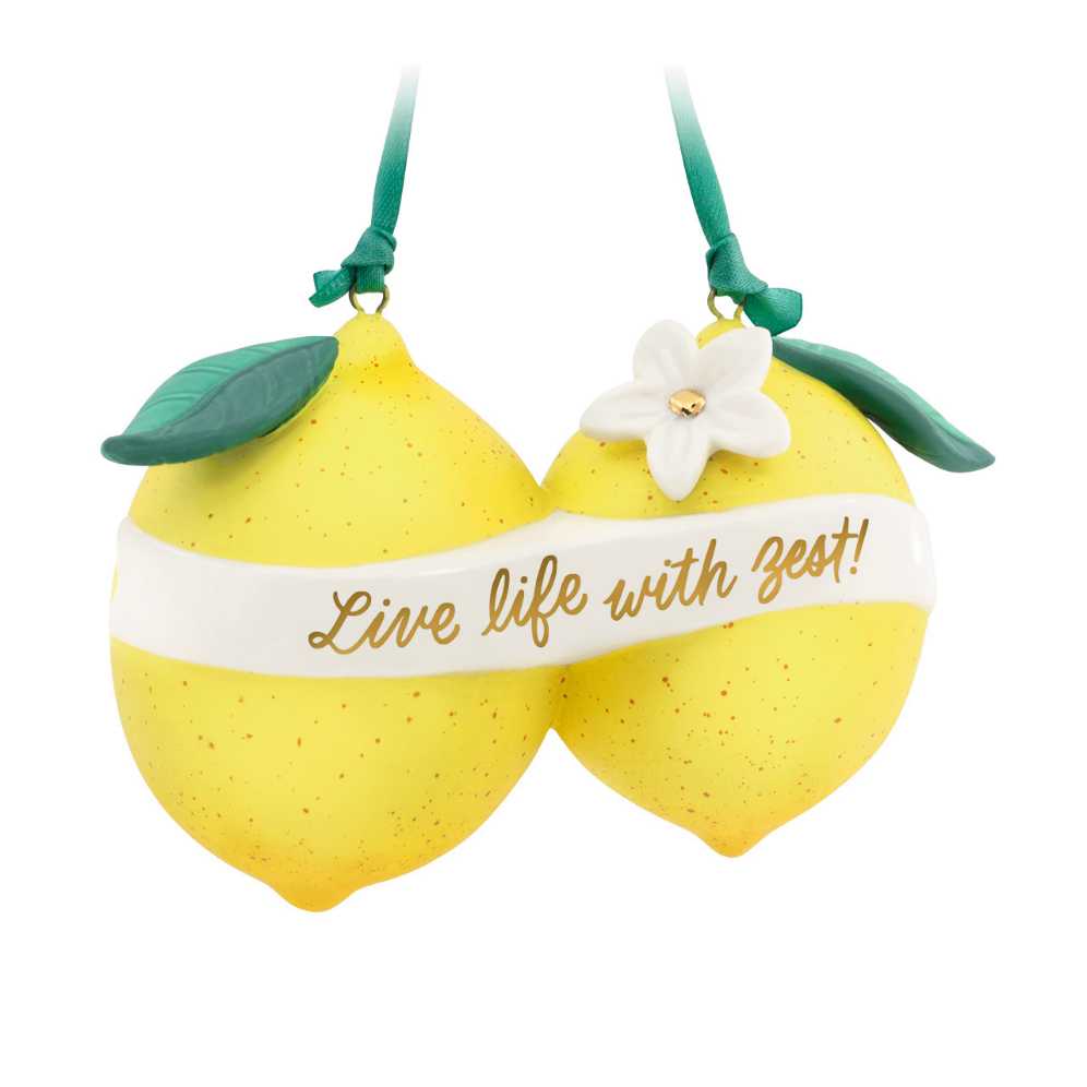 Live Life With Zest  ornament collectible [Barcode 763795780457] - Main Image 2