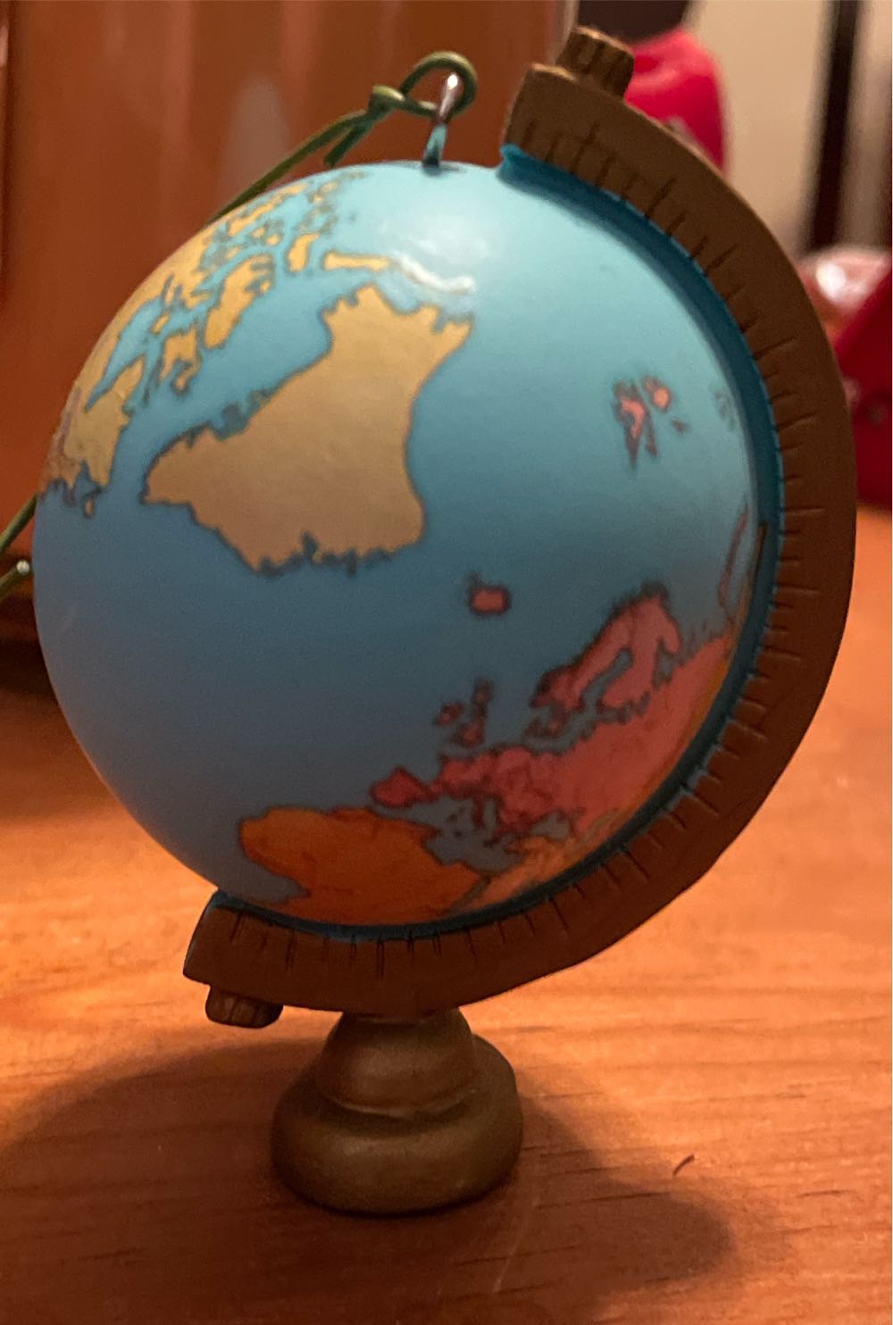 Life Is Not A Destination But A Journey Globe  (Travel) ornament collectible - Main Image 2