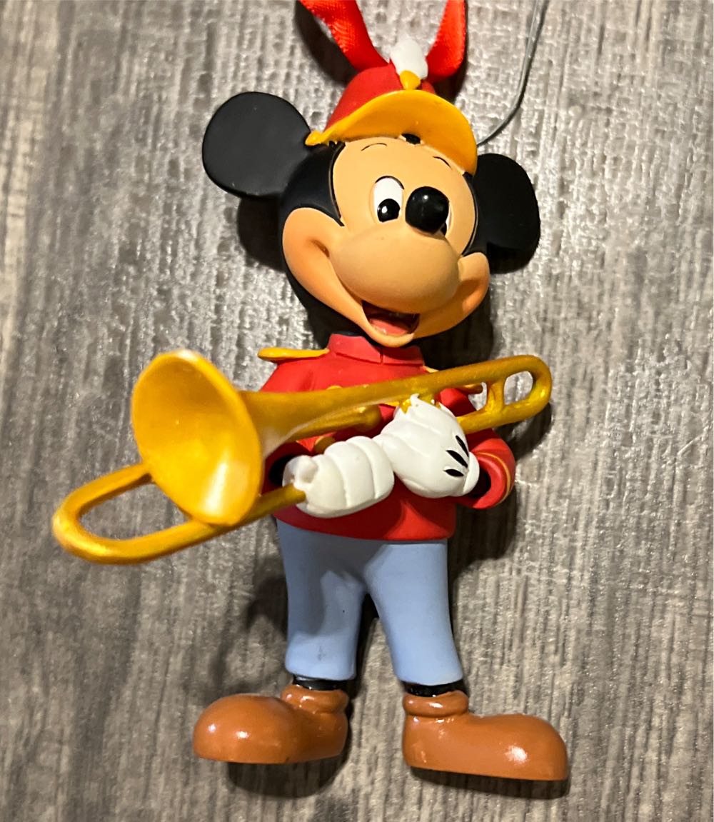 Trombone Mickey  ornament collectible - Main Image 1