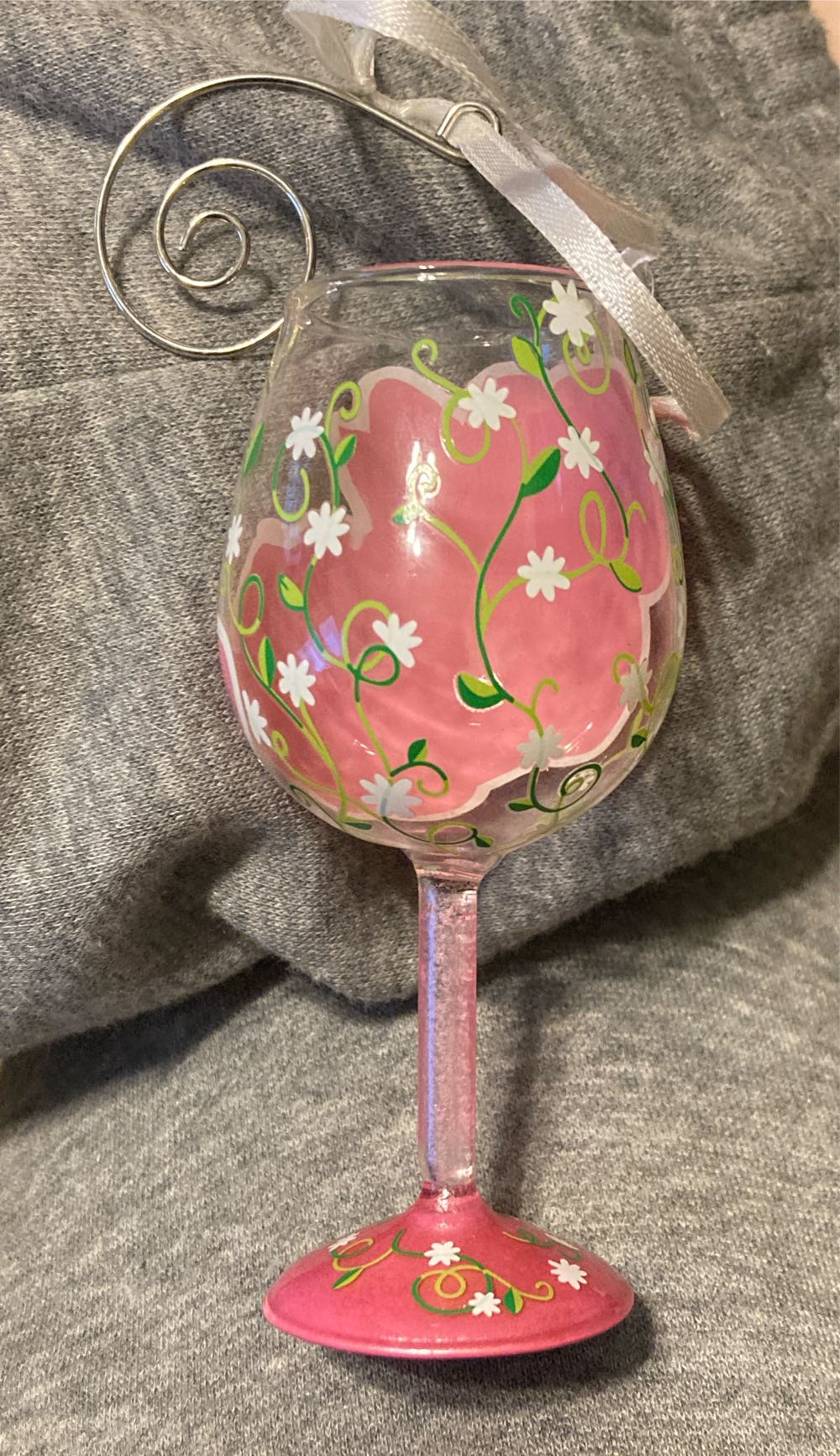 Best Sister Ever Wine Glass  ornament collectible - Main Image 2