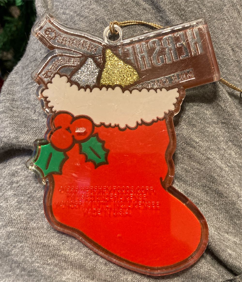Hershey Christmas Stocking  ornament collectible - Main Image 2
