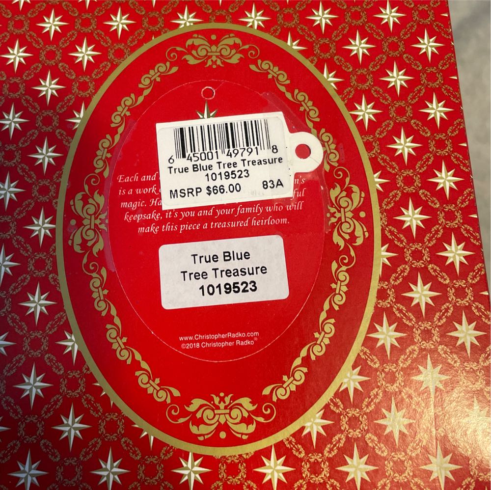 True Blue Tree Treasure  ornament collectible - Main Image 2