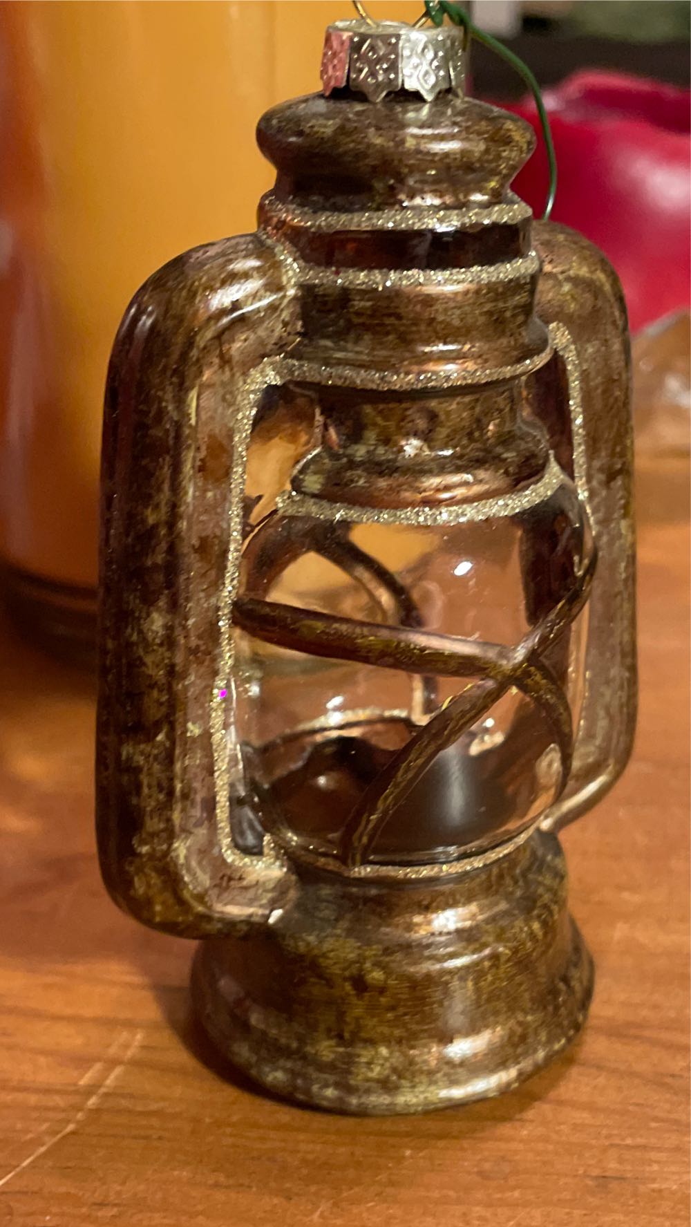 Glass Blown Lantern  (Winter) ornament collectible - Main Image 1