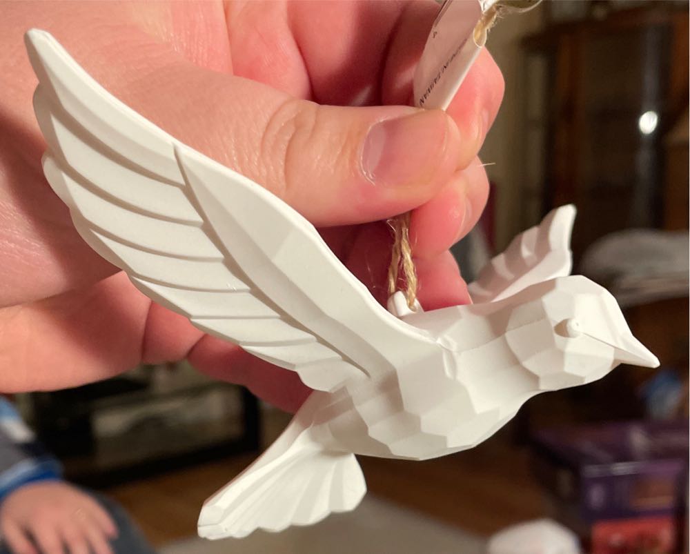 White Bird  (Winter) ornament collectible - Main Image 2