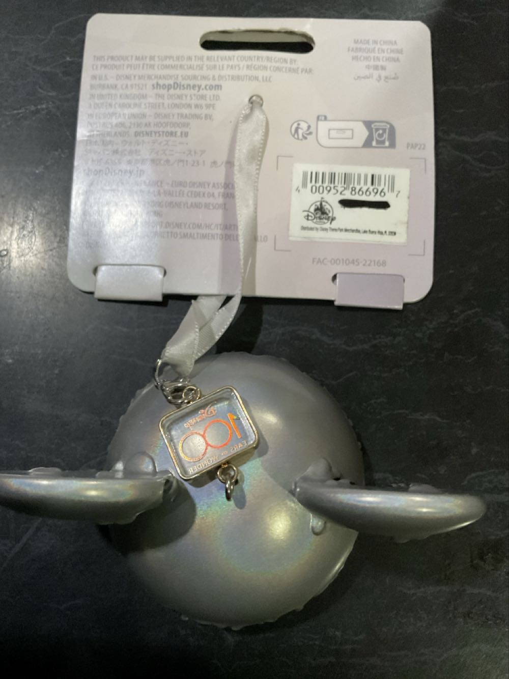 100 Years Of Wonder Disney Earhat - Disney 100 Years of Wonder (Disney) ornament collectible [Barcode 400952866967] - Main Image 3