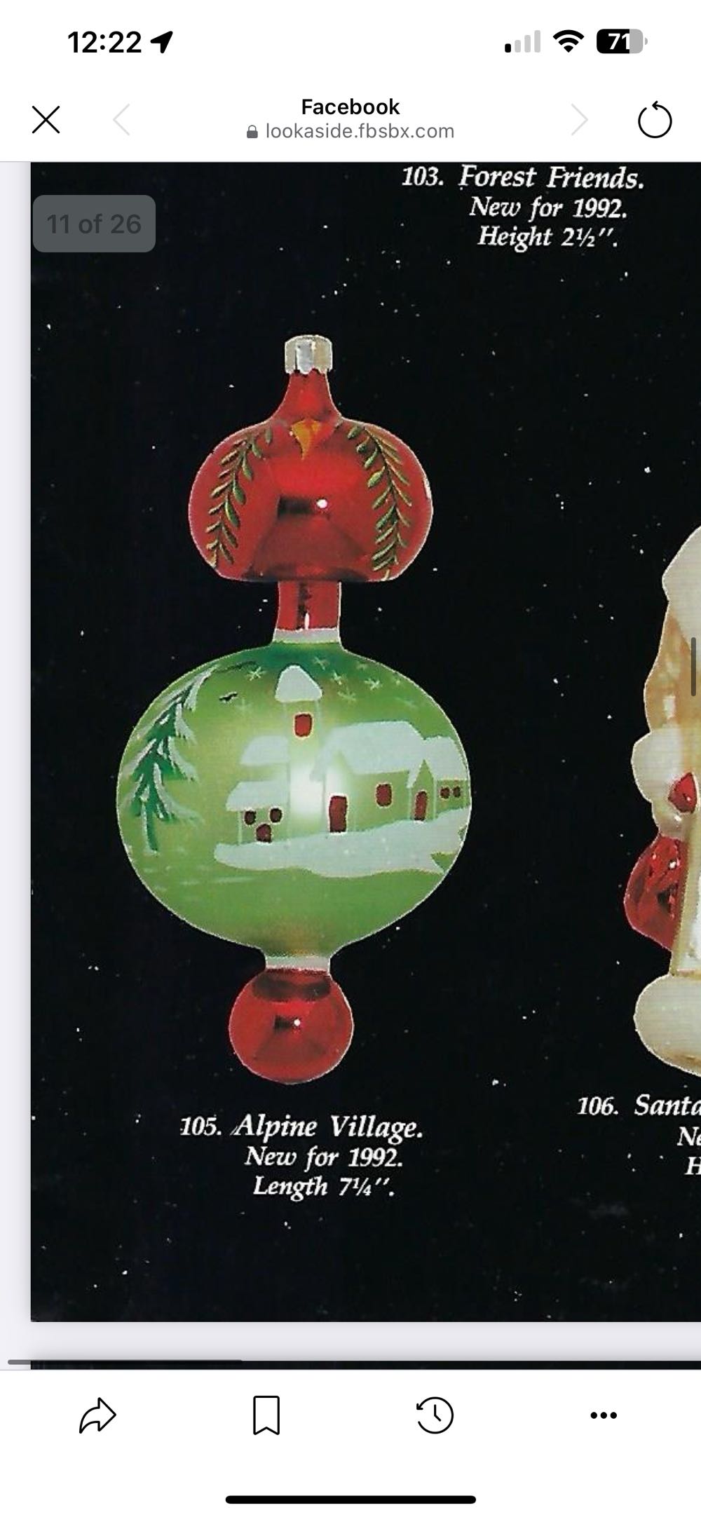 Personalized Elmo In Gift Ornament