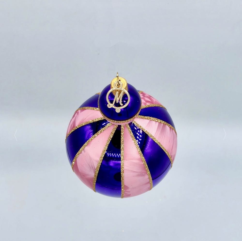 CIRCUS TENT REVIVAL – ROYAL/PINK ornament collectible - Main Image 3