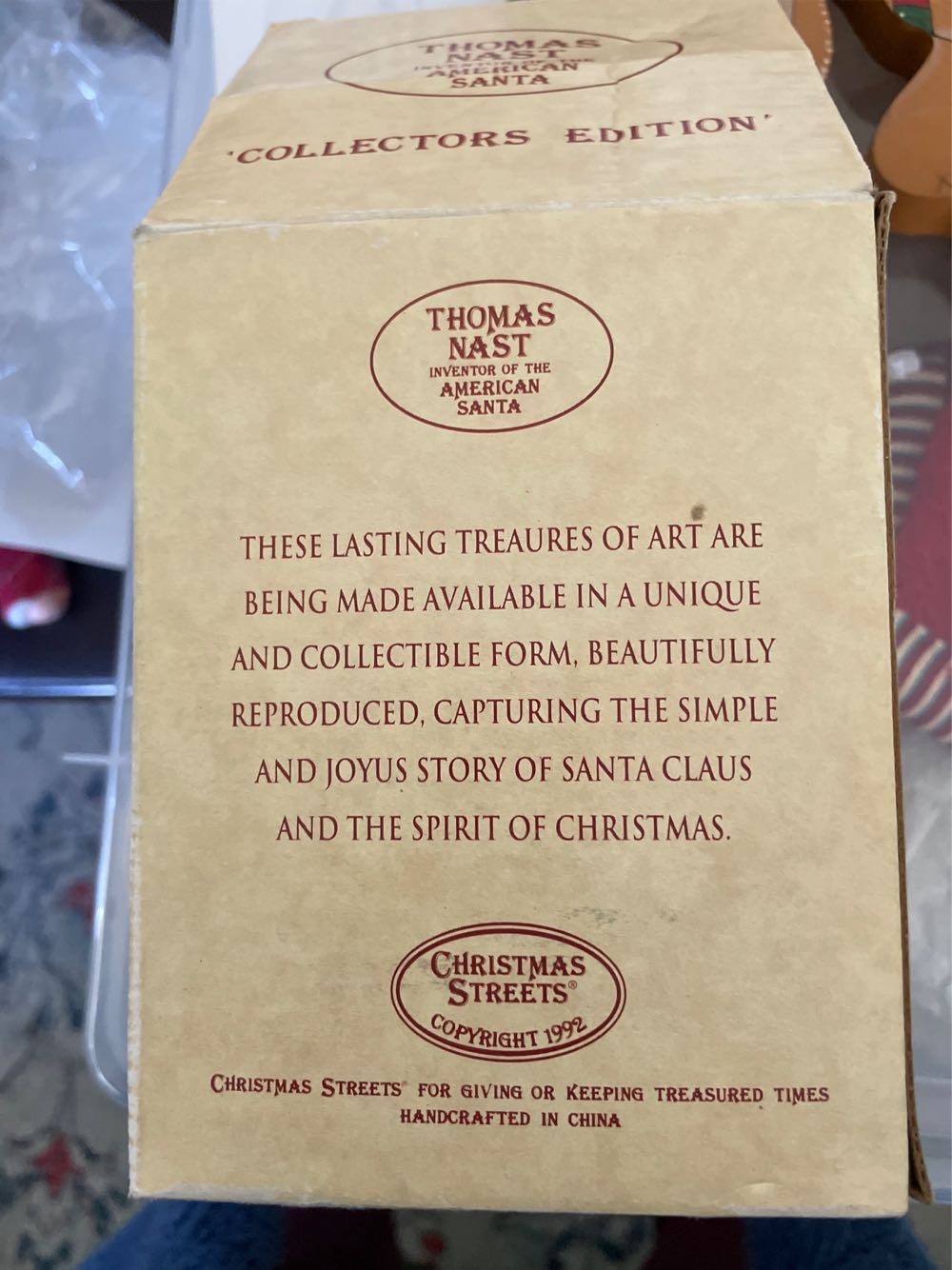 Inventor Of The American Santa  ornament collectible [Barcode 011739013995] - Main Image 3