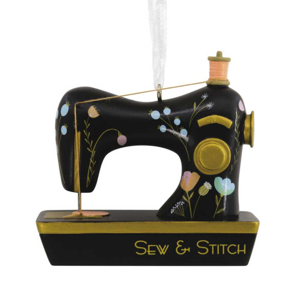 Sew & Stitch Sewing Machine  (Hallmark Ornaments) ornament collectible - Main Image 2