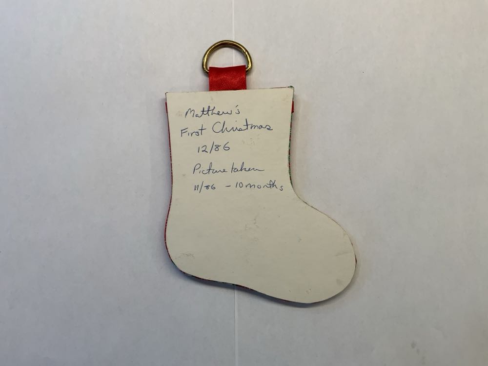 Baby’s First Christmas-Puffy Christmas Photo Frame-Matt - Baby’s First Christmas ornament collectible - Main Image 2