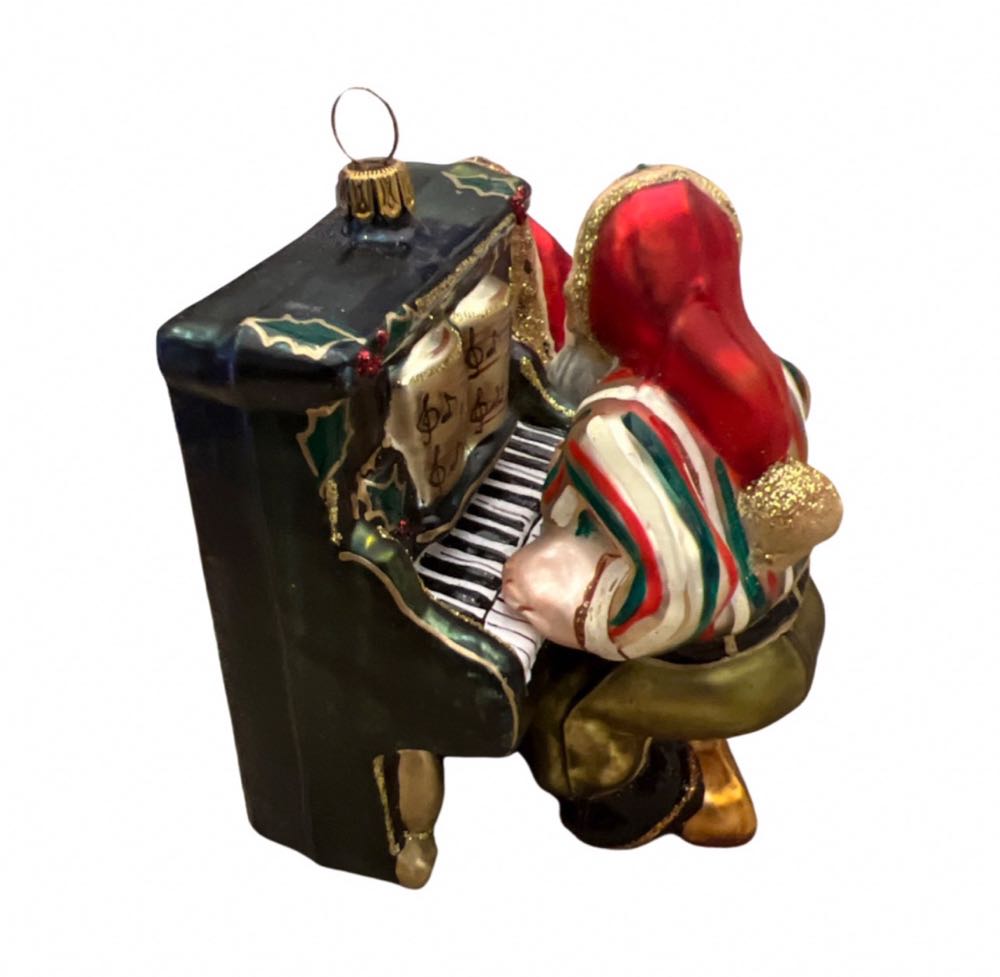 Santa Pianist / Mikolaj Pianista - Kolekcja Wiktoriańska ornament collectible - Main Image 4