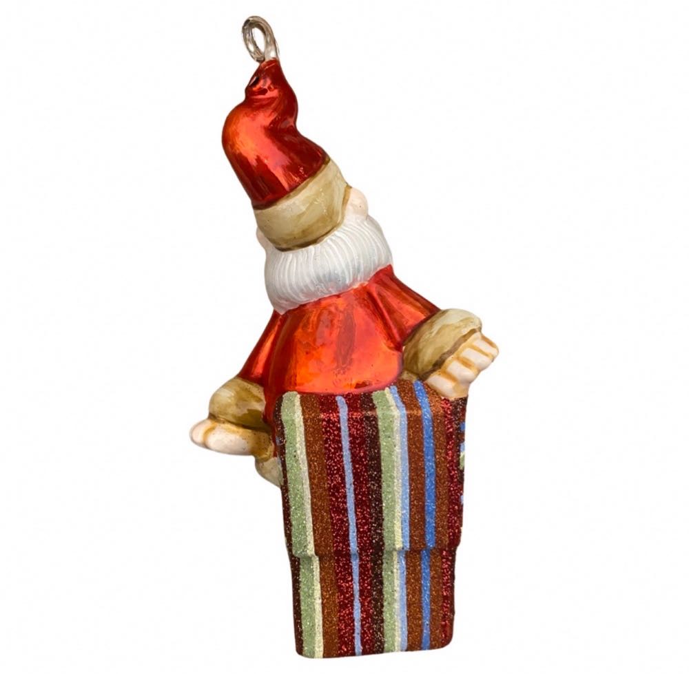 Santa In A Gift / Mikolaj Prezent  ornament collectible - Main Image 4