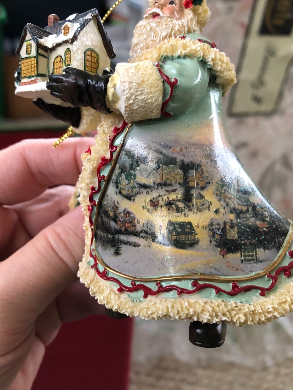 St. Nicholas Circle - Thomas Kinkade Old World Santas ornament collectible - Main Image 2