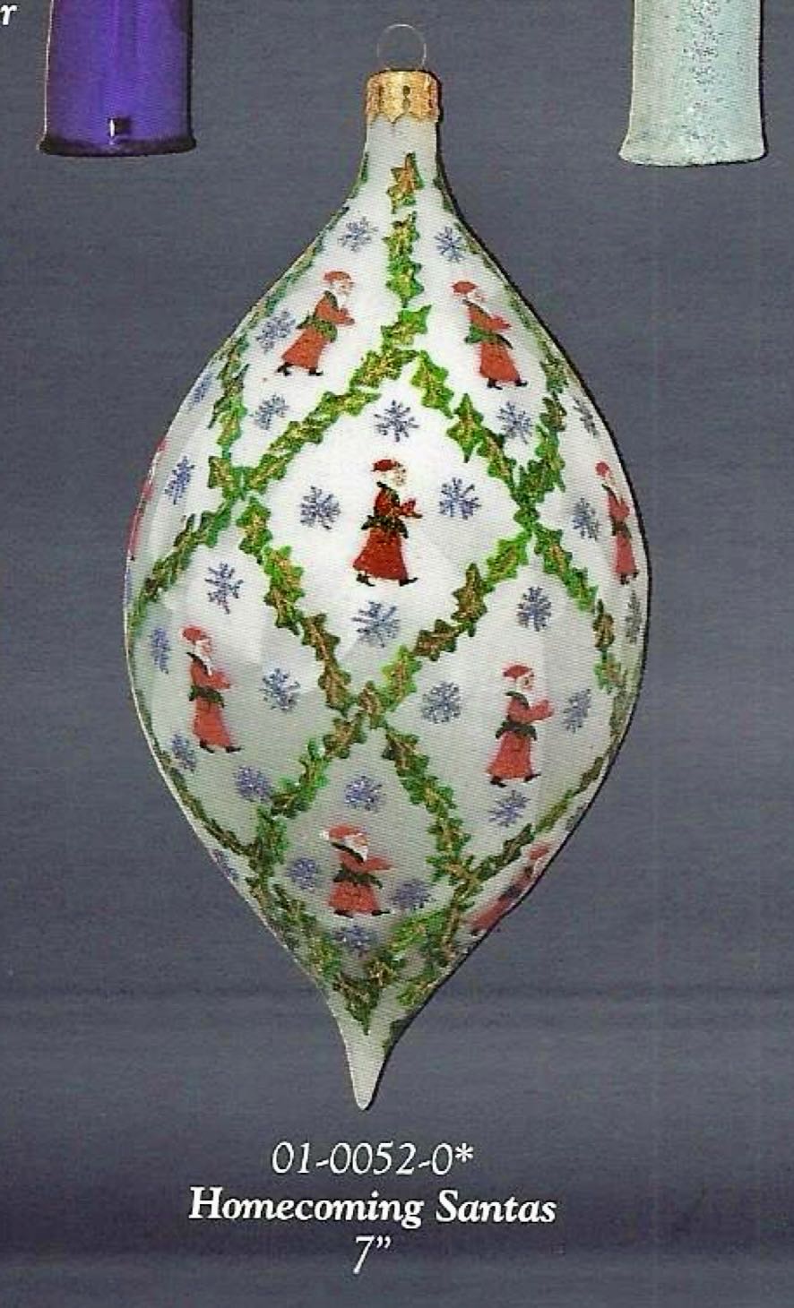 Homecoming Santa  ornament collectible - Main Image 2