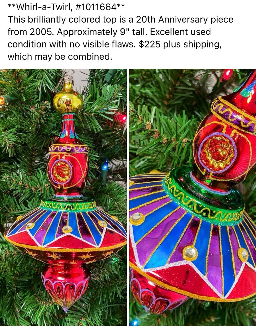 Whirl-A-Twirl  ornament collectible - Main Image 2