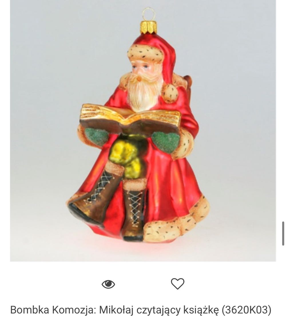 Skradający Się Mikołaj - Kolekcja Wiktoriańska ornament collectible - Main Image 2