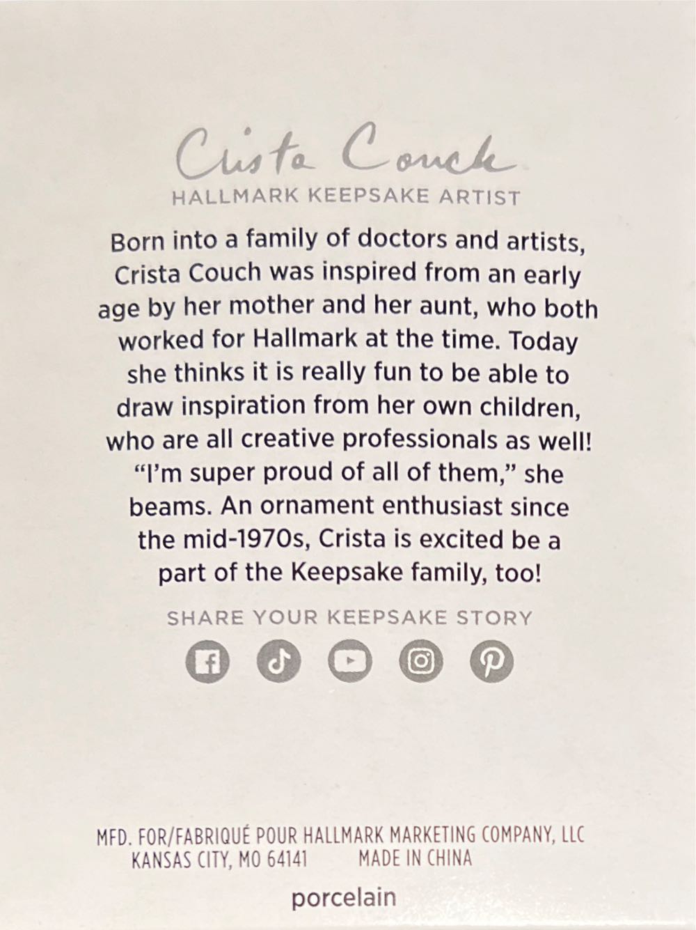 Let’s Celebrate! - Cakes Mini (Miniature) ornament collectible [Barcode 763795842452] - Main Image 2