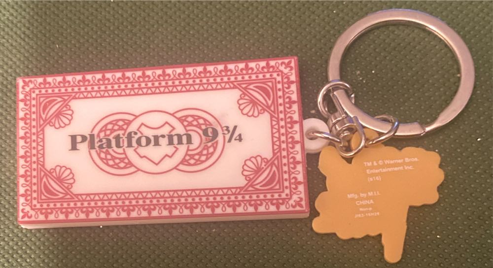 Harry Potter Train Ticket Key Chain Platform 9 3/4 Key Ring  - Harry Potter (Harry Potter) ornament collectible - Main Image 2