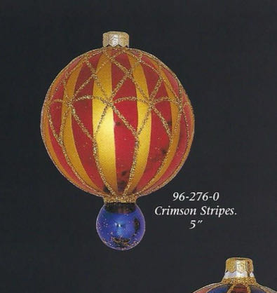 Crimson Stripes  ornament collectible - Main Image 1