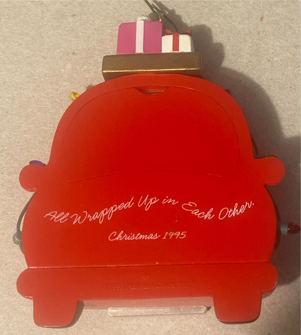 Our First Christmas Together Photo Holder  - Dated (Our First Christmas) ornament collectible - Main Image 2