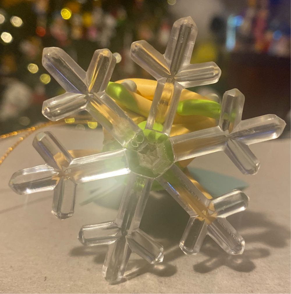 Tinker Bell On Snowflake (Grolier Christmas Magic) - Tinker Bell (Grolier) ornament collectible - Main Image 4