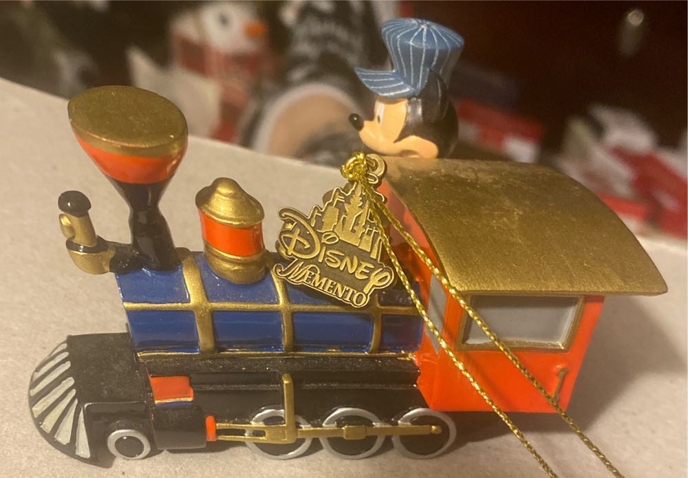 Disney Memento Mickey Mouse Conductor On Train Engine - Train Engine (Disney Memento) ornament collectible - Main Image 2