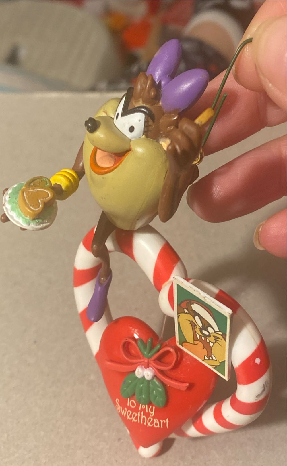 Looney Tunes She-Devil To My Sweetheart Taz - Tasmanian She-Devil - Looney Tunes (Looney Tunes) ornament collectible - Main Image 3