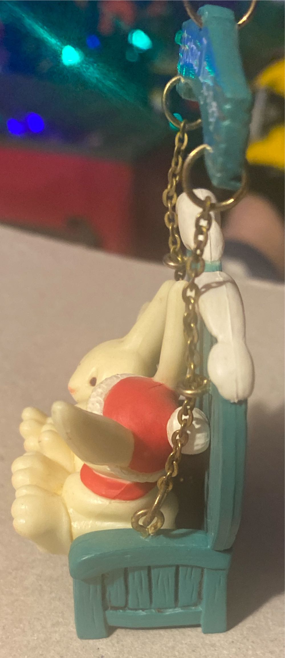 American Greetings - OUR CHRISTMAS TOGETHER 1994 - Ornament - Bunnies (Our First Christmas) ornament collectible - Main Image 3