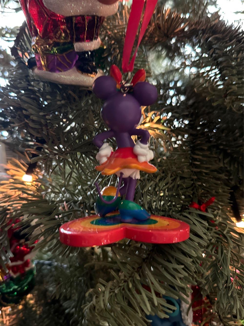 Disney Pride Minnie  ornament collectible - Main Image 2