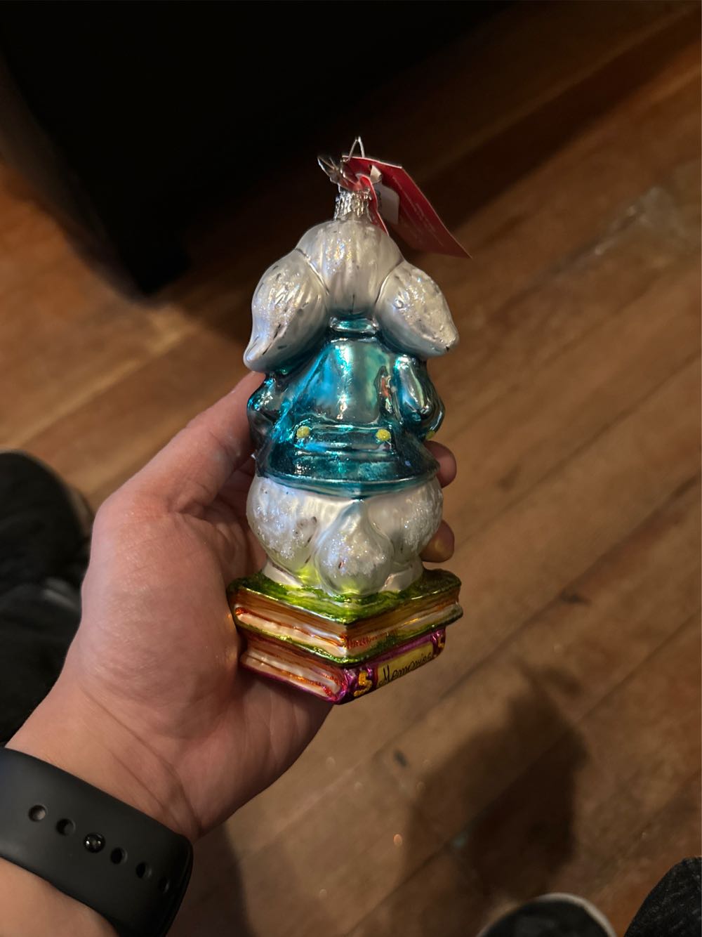 Christopher Radko AIDS Awareness A Shy Rabbit’s Heart 2004  ornament collectible - Main Image 2