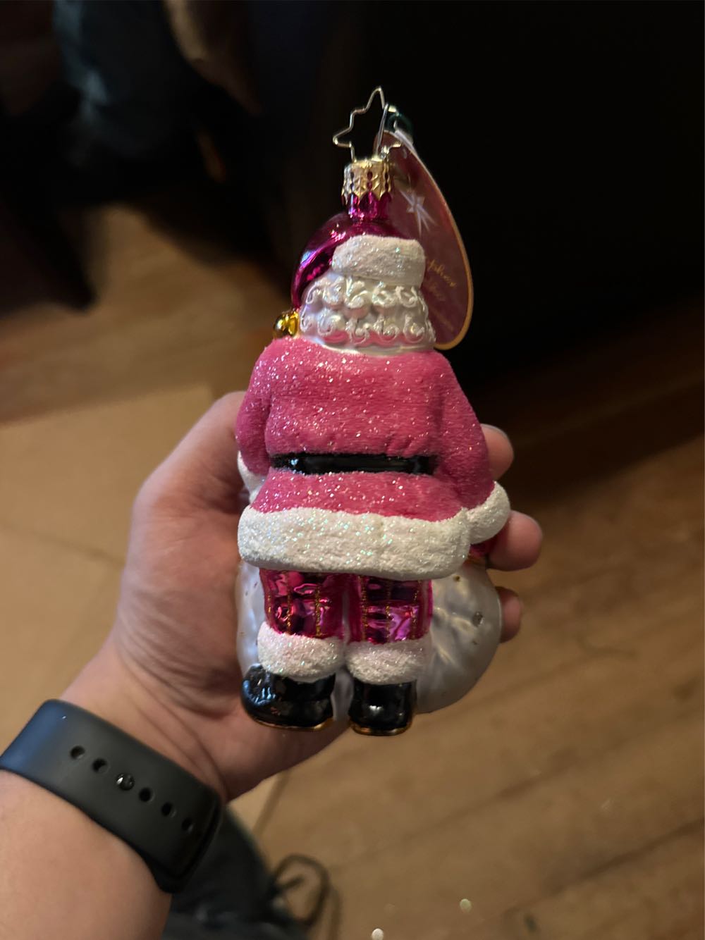 Christopher Radko Breast Cancer Awareness Think Pink Nick  ornament collectible - Main Image 2