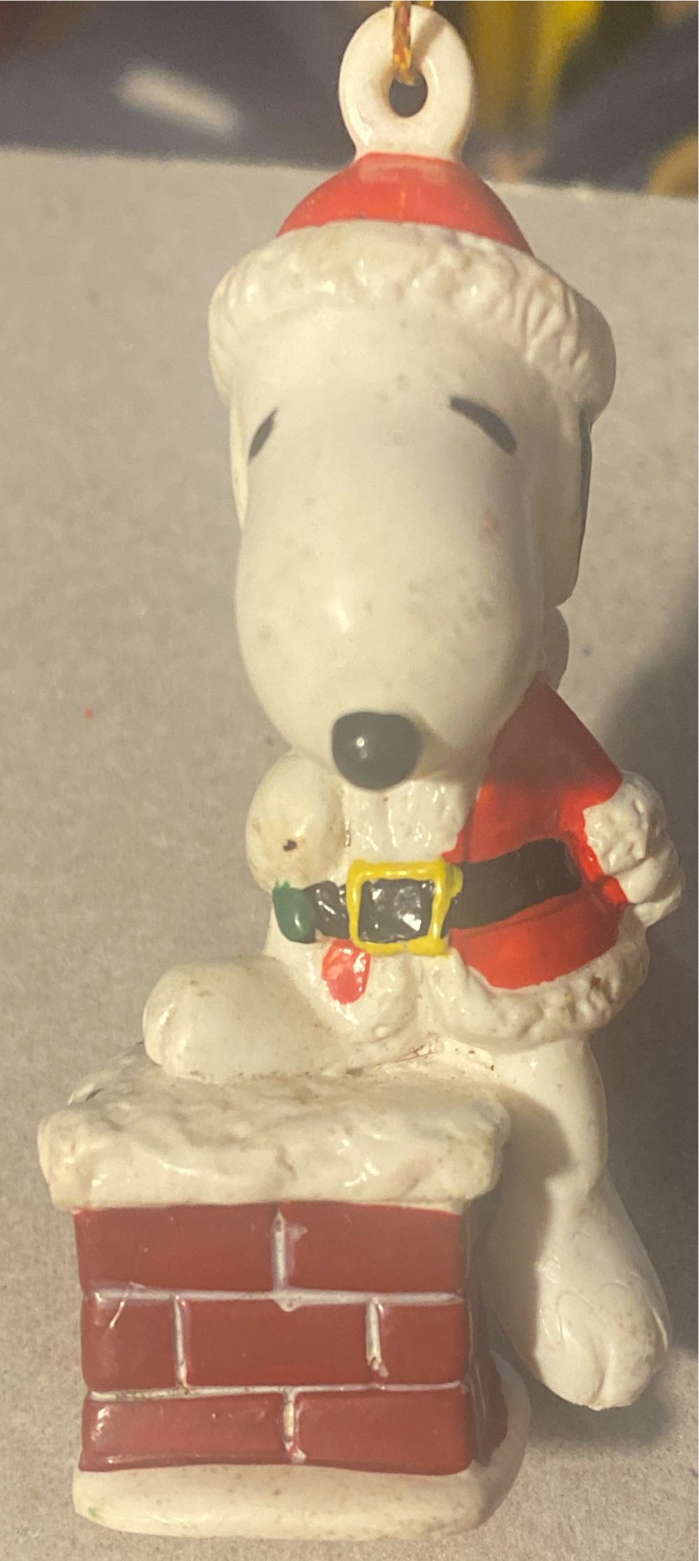 Peanuts Santa Snoopy On Chimney - Snoopy (Peanuts) ornament collectible - Main Image 1