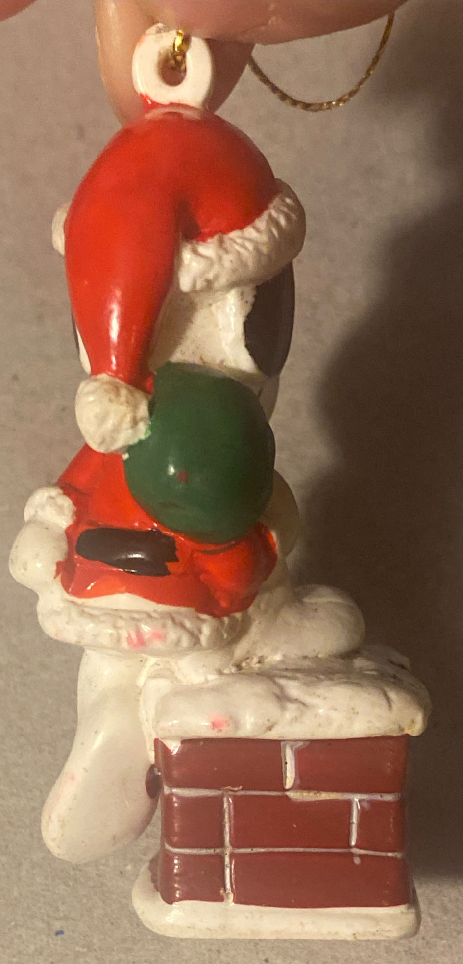 Peanuts Santa Snoopy On Chimney - Snoopy (Peanuts) ornament collectible - Main Image 2