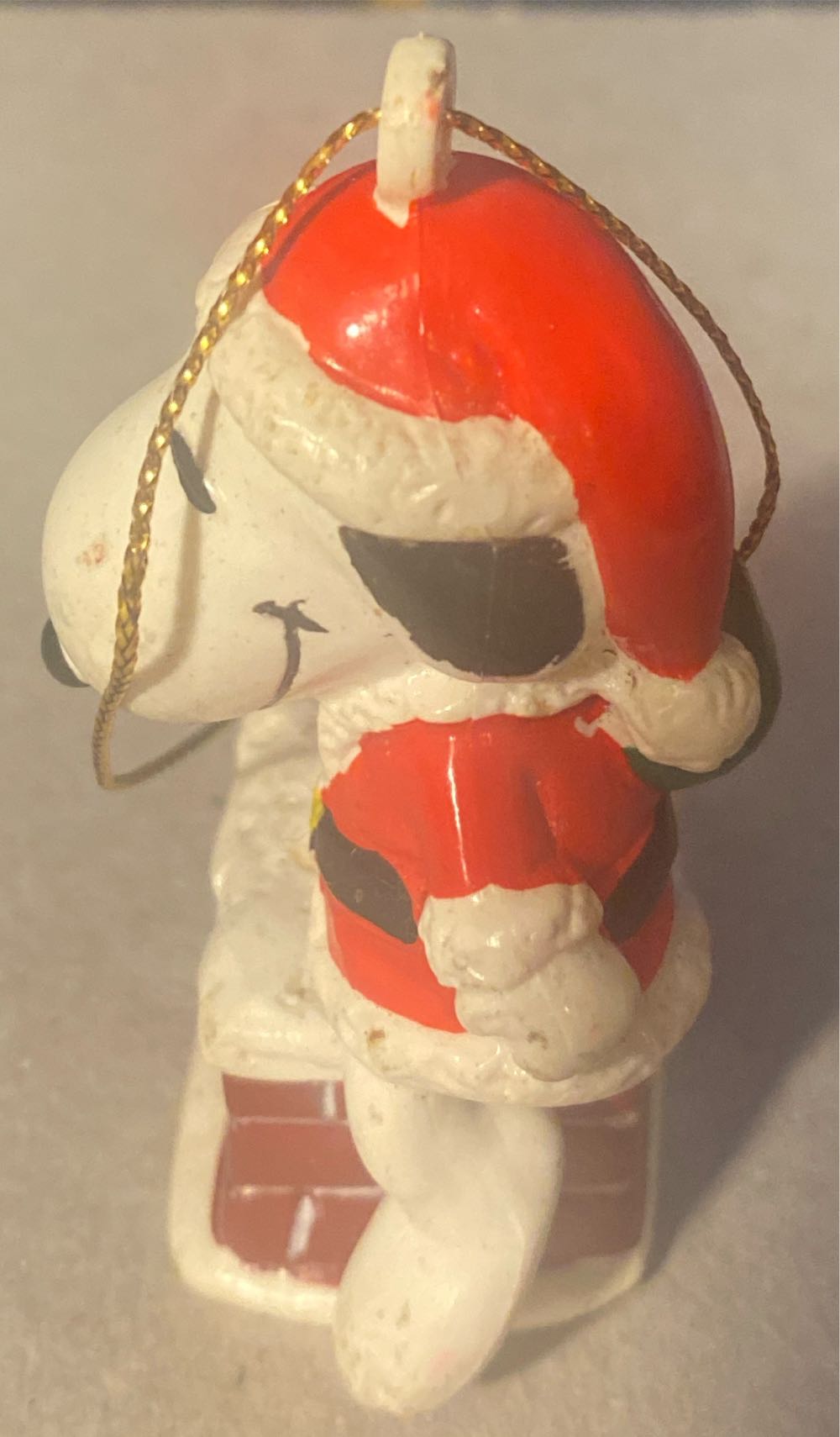 Peanuts Santa Snoopy On Chimney - Snoopy (Peanuts) ornament collectible - Main Image 3