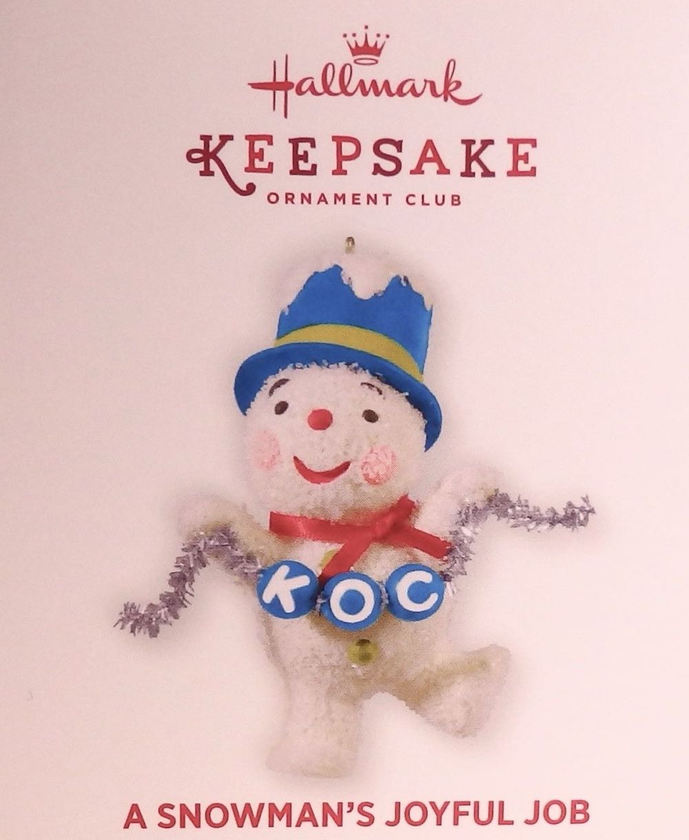 Peppermint Swirl Snowman