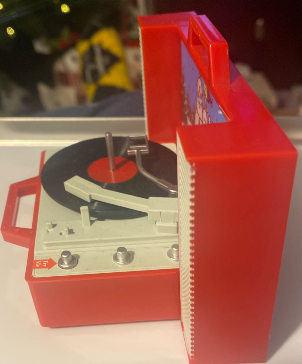 Peanuts Holiday Small Record Player Decor - Snoopy And Woodstock (Peanuts) ornament collectible - Main Image 3