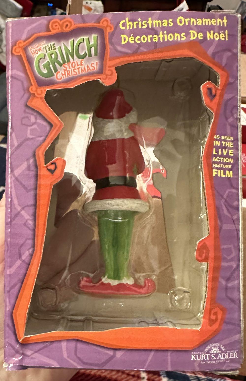 How The Grinch Stole Christmas  ornament collectible [Barcode 086131753688] - Main Image 2