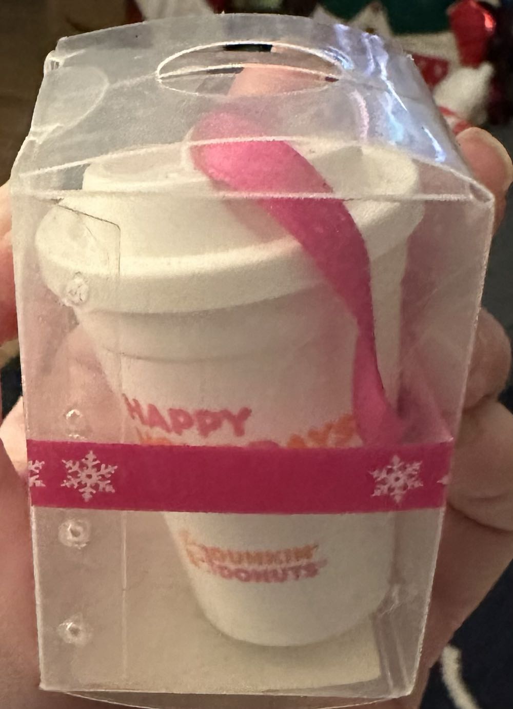 Dunkin Donuts Christmas Cup Ornament  ornament collectible [Barcode 881334001822] - Main Image 1