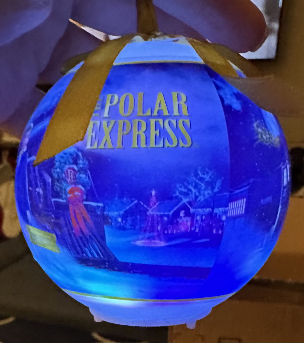 The Polar Express Light Up Ball Ornament  ornament collectible [Barcode 000001806113] - Main Image 2