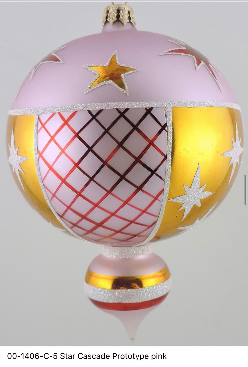 Vintage Glass Icicle - Purple