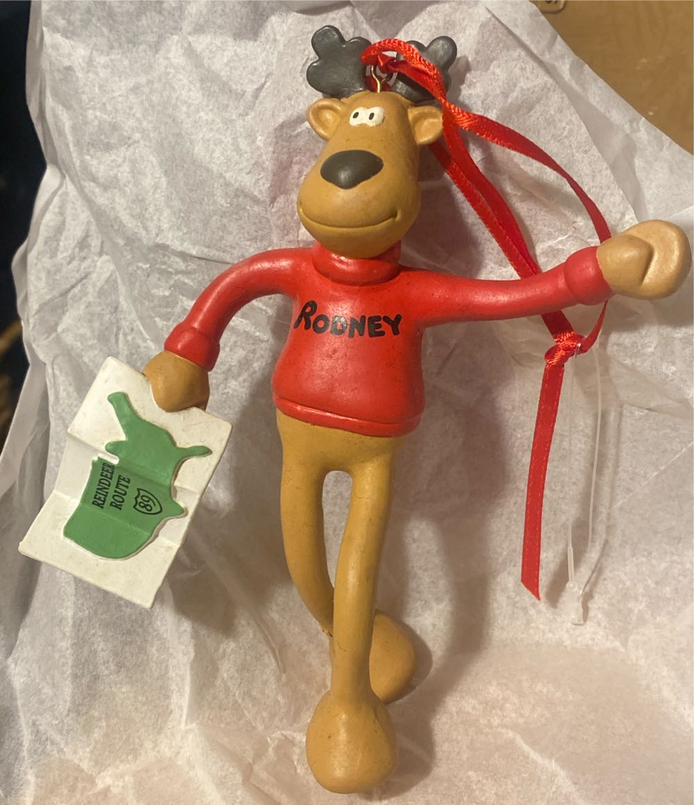 Rodney Reindeer 1989 - Rodney The Reindeer (Reindeer) ornament collectible - Main Image 2