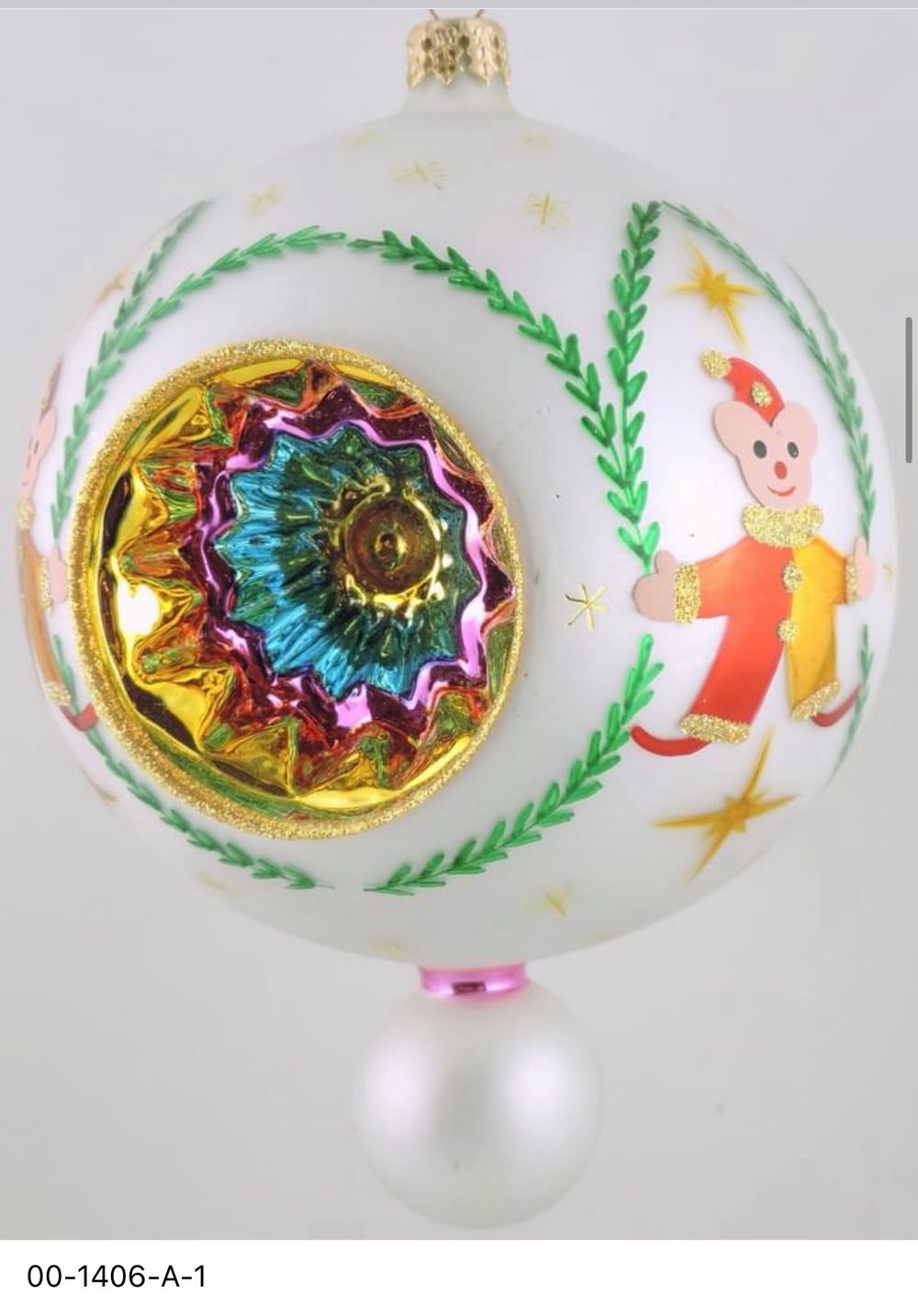 Plastic Train Ornament