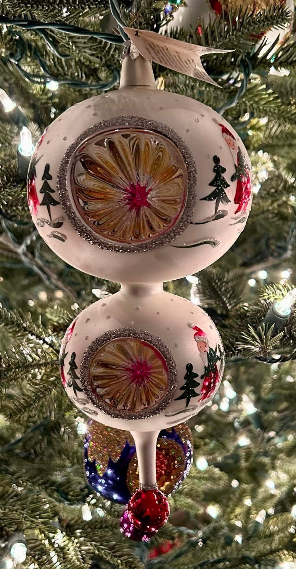 Forest Santa Reflector  ornament collectible - Main Image 2