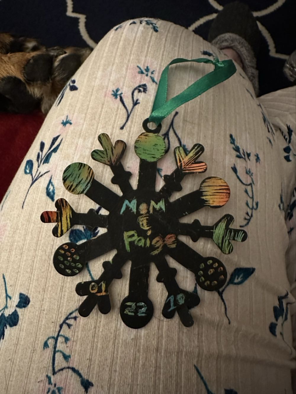 Paige’s Hand Made Ornament 2010 From School  ornament collectible - Main Image 2