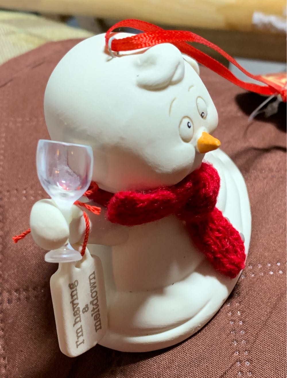 I’m Having A Meltdown - Snowpinions (Snowmen) ornament collectible [Barcode 028399114818] - Main Image 3