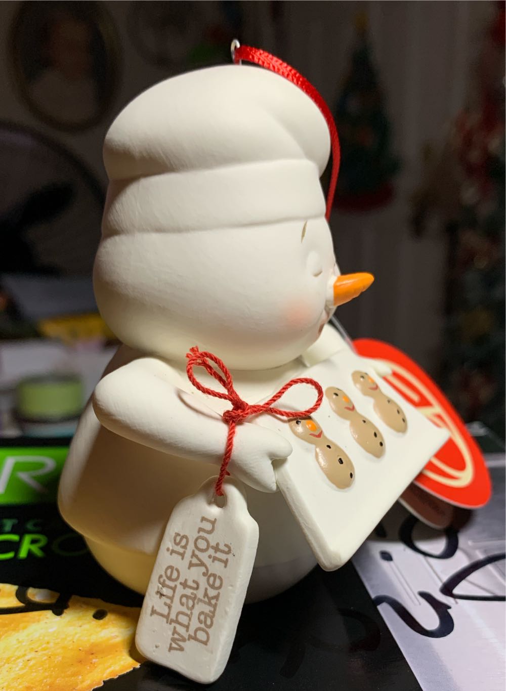 Life Is What You Bake It - Snowpinions (Snowmen) ornament collectible - Main Image 2