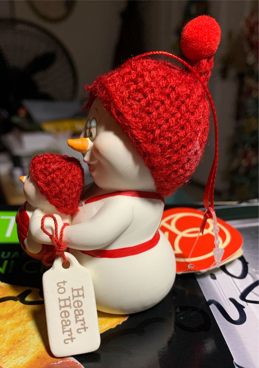 Heart To Heart - Snowpinions (Snowmen) ornament collectible - Main Image 3