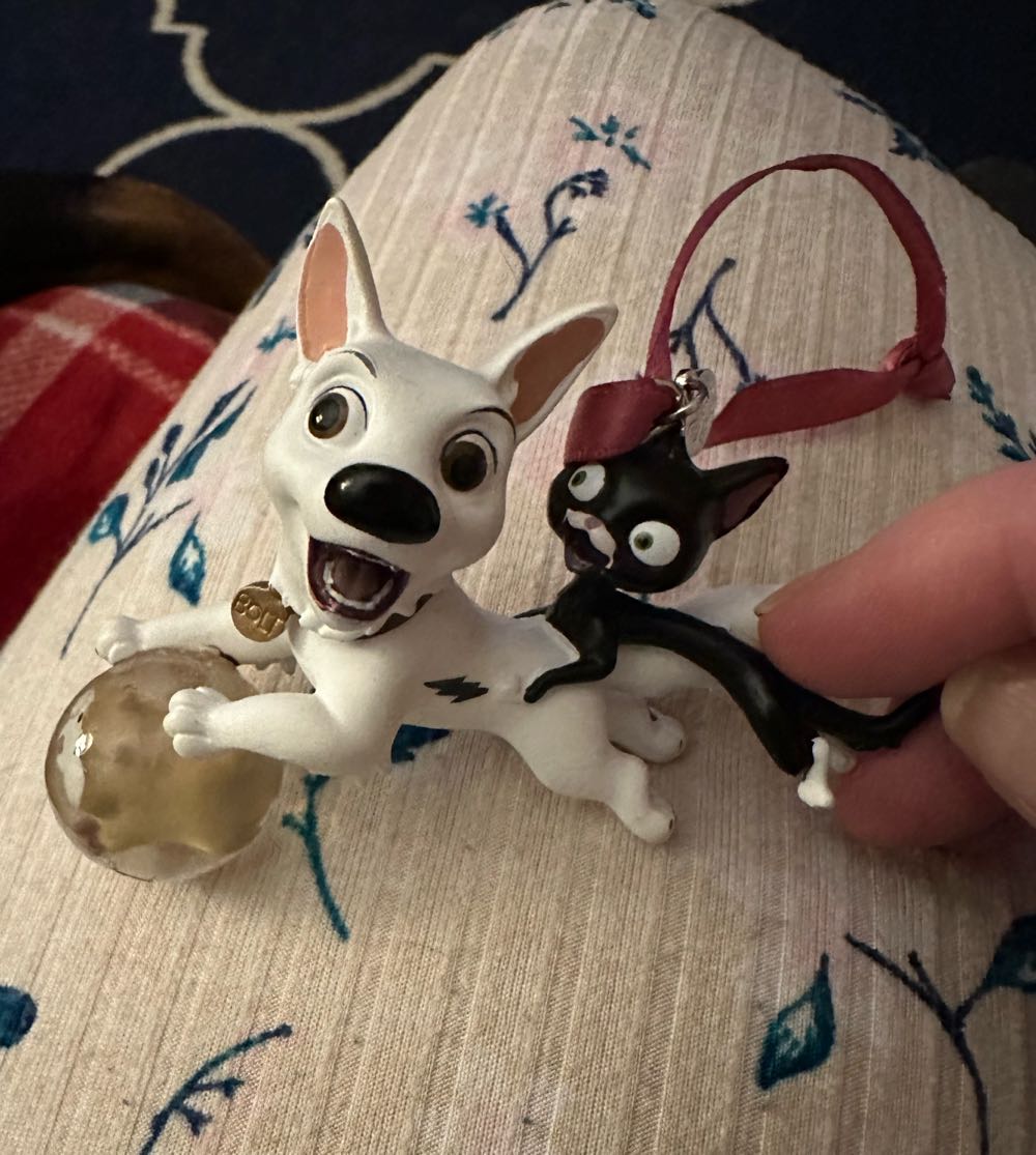 Disney Parks Bolt Resin Christmas Ornament  ornament collectible - Main Image 2